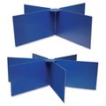 Pacon Corporation Pacon PAC3788 Round Table Privacy Baord; 48 in. x 14 in.; Blue PAC3788